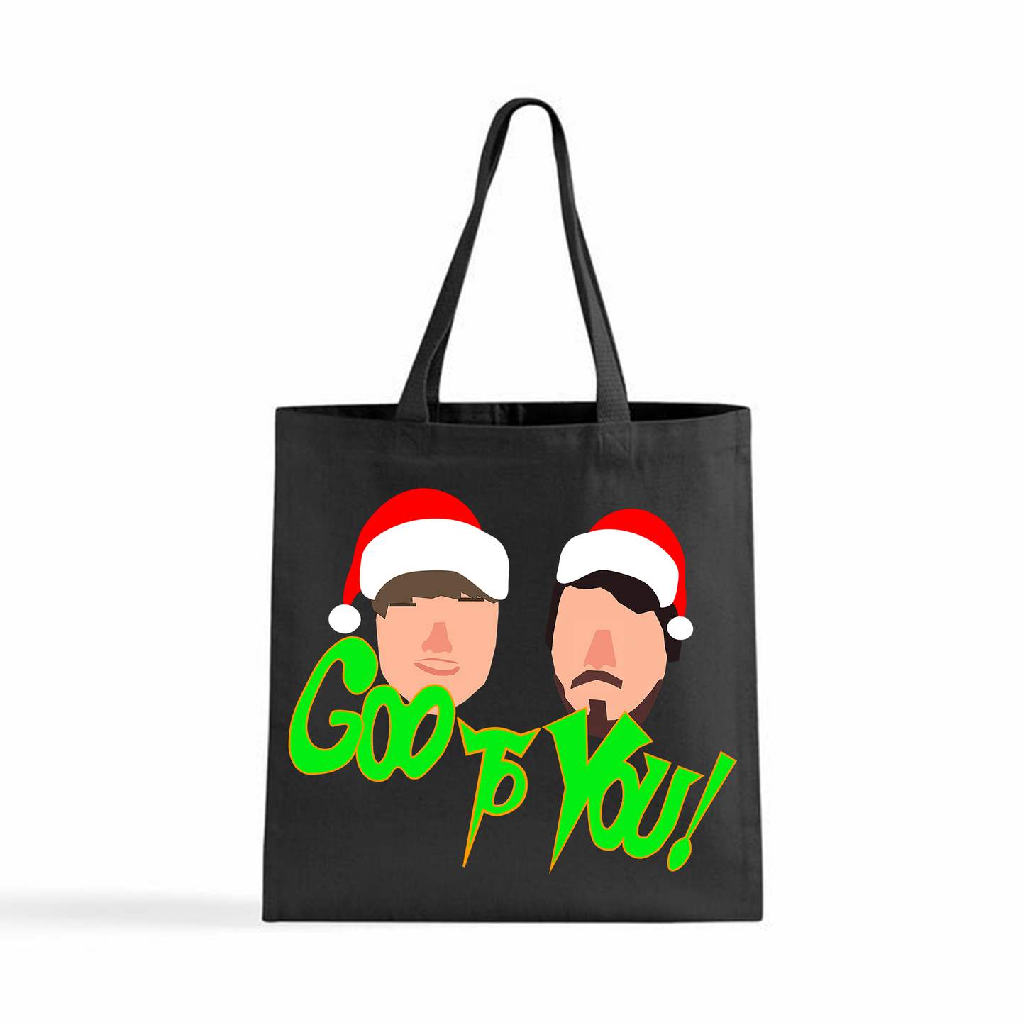 "GooToYou!" Christmas Logo 15" Tote Bag