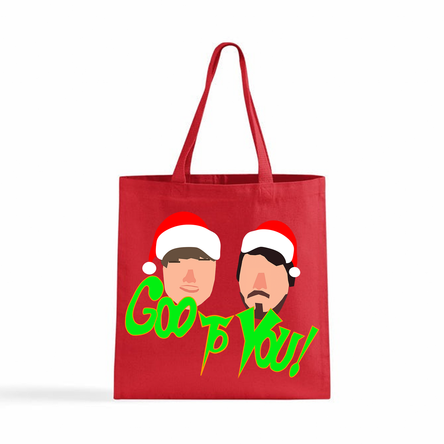 "GooToYou!" Christmas Logo 15" Tote Bag