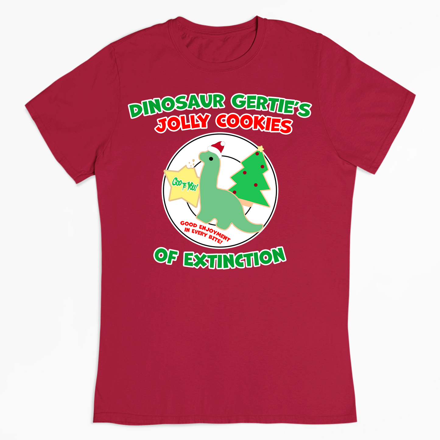 "Dino Gertie's Jolly Cookies" T-Shirt