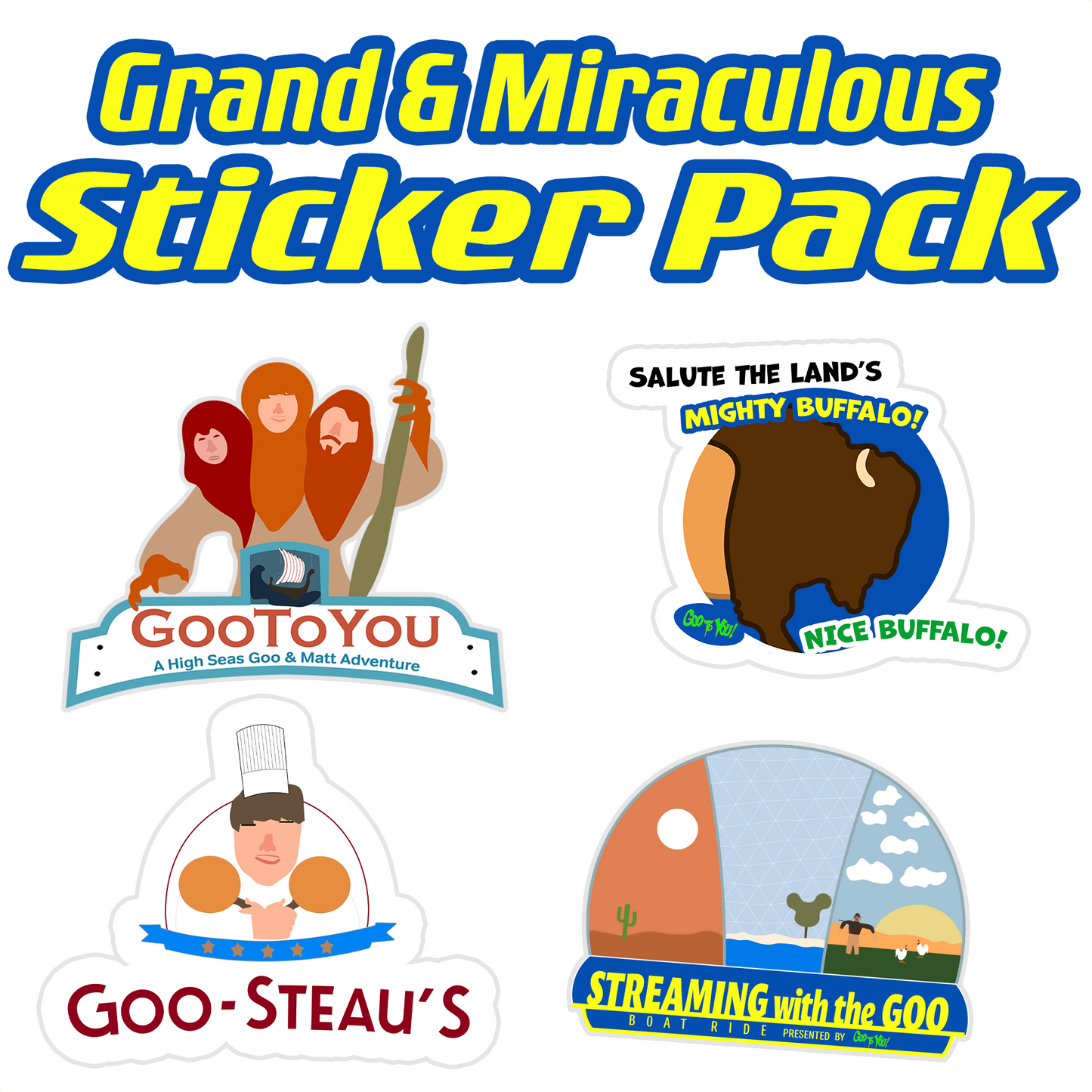 STICKERS - Grand & Miraculous Sticker Pack