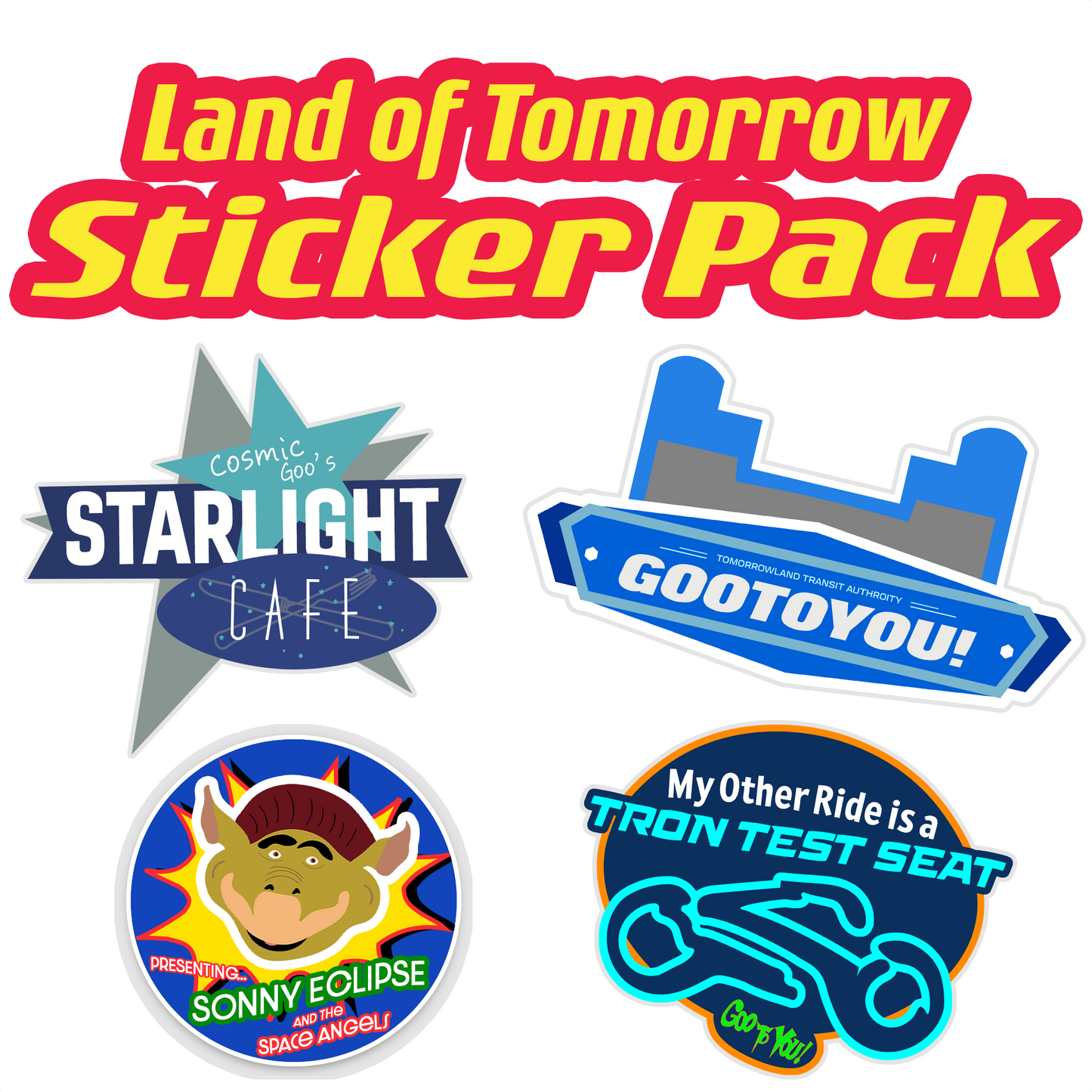 STICKERS - Land of Tomorrow Sticker Pack